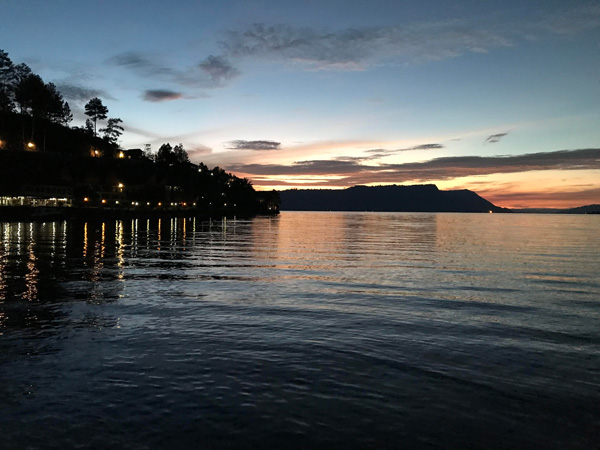 Lake Toba sunrise